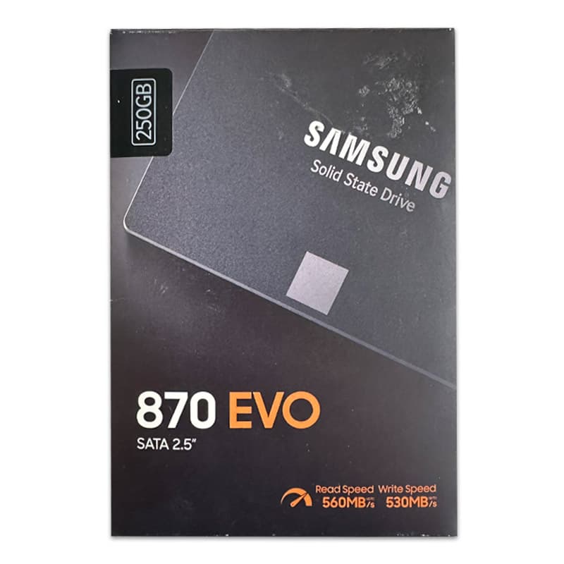 حافظه سامسونگ SSD Samsung 870 EVO 250GB آکبند با گارانتی تا 1406/08 — تصویر ۲