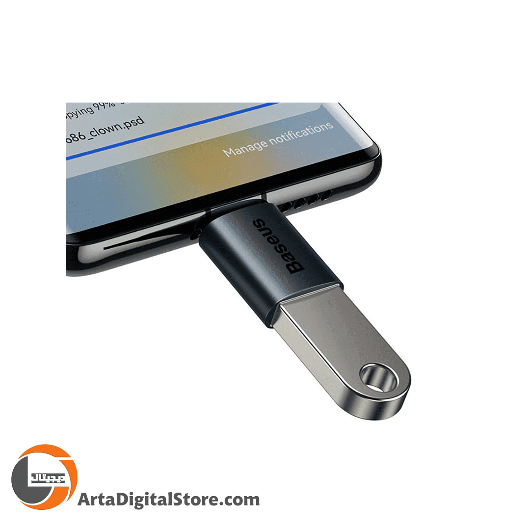 دانگل بلوتوث Baseus BA04 ZJBA0000 V5.0 Black — تصویر ۶