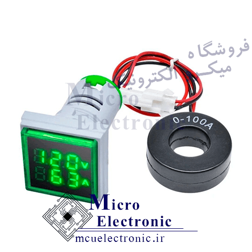 ولت متر آمپر متر سیگنالی زرد 500VAC/100A