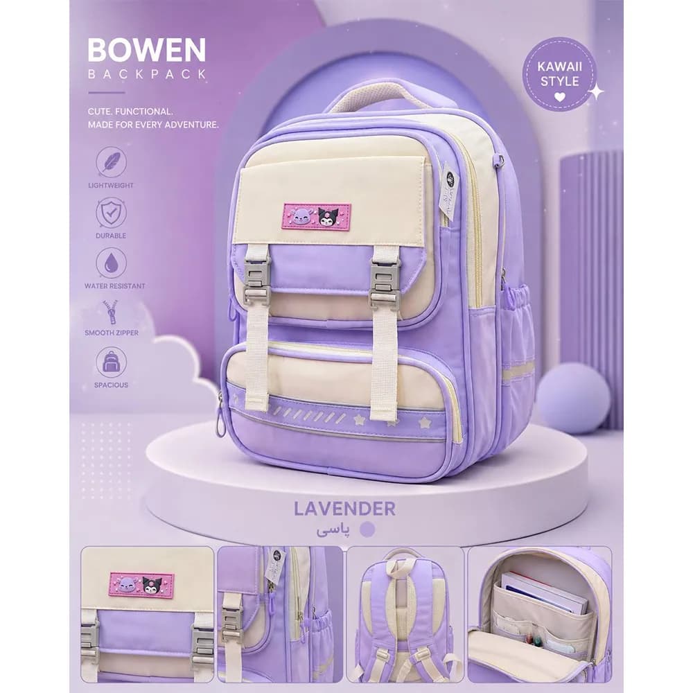 کوله پشتی مدرسه BOWEN کد 5102 — تصویر ۲