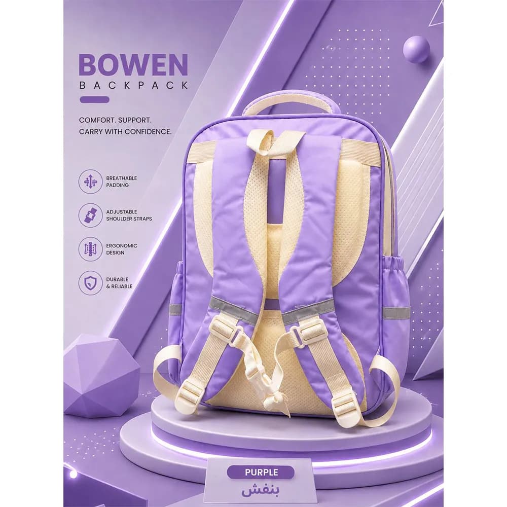کوله پشتی مدرسه BOWEN کد 5102 — تصویر ۳