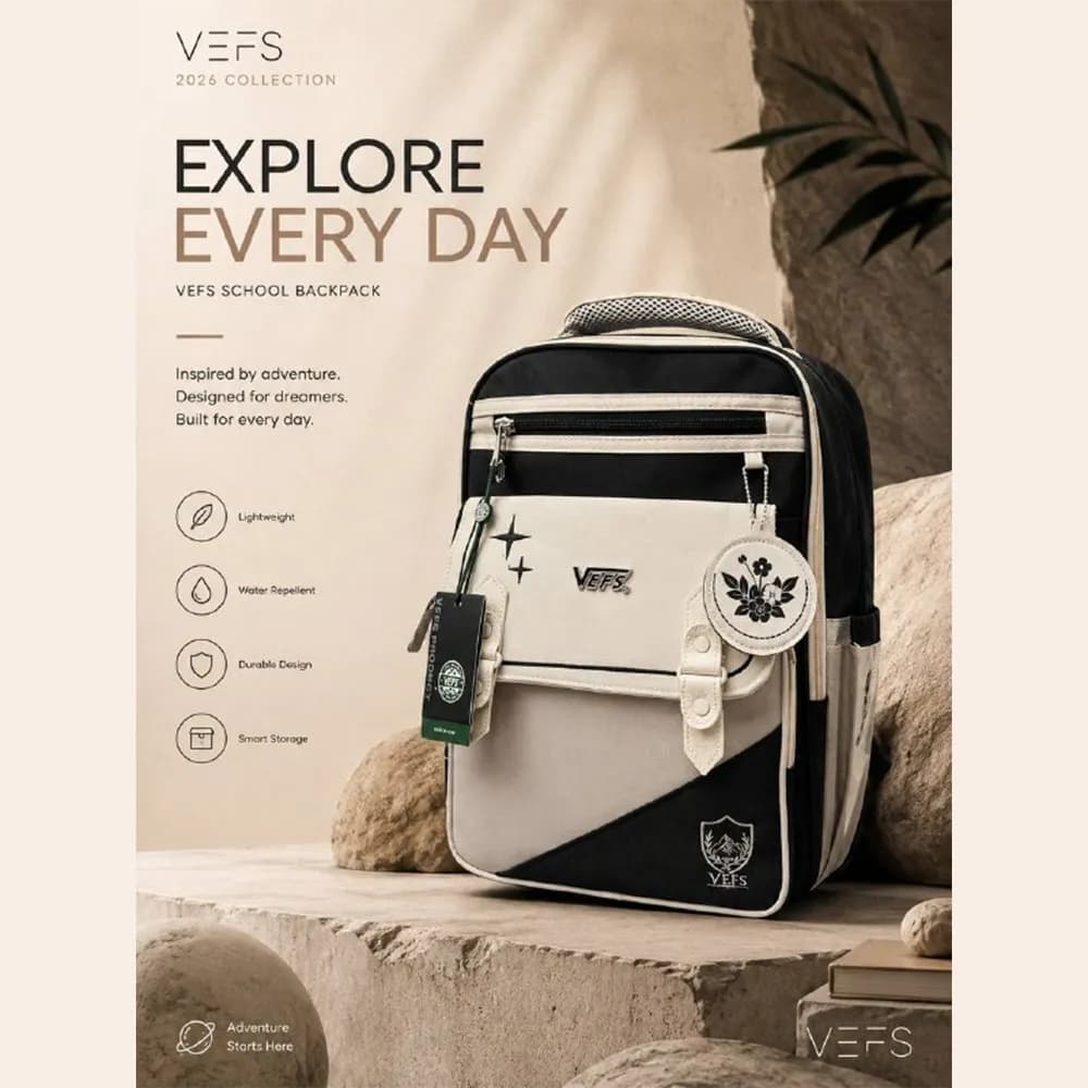 کوله پشتی مدرسه VEFS کد 4017