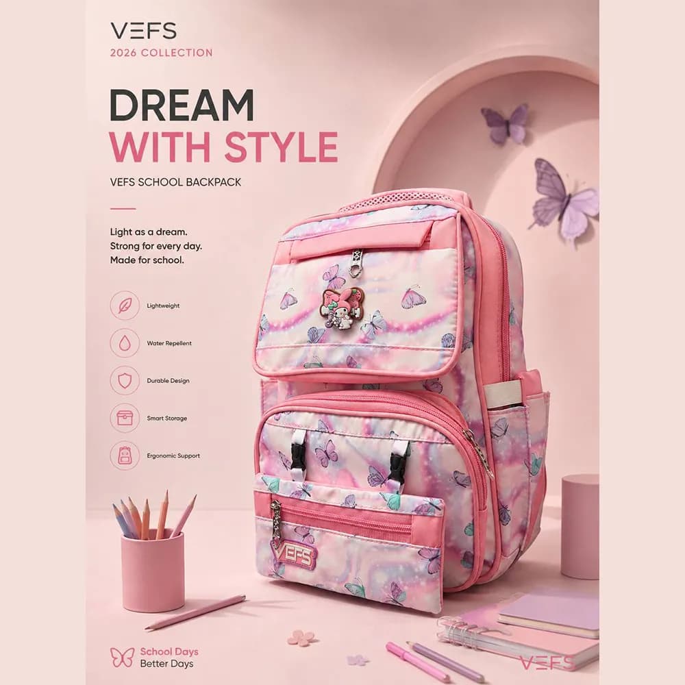 کوله پشتی مدرسه VEFS کد 3515