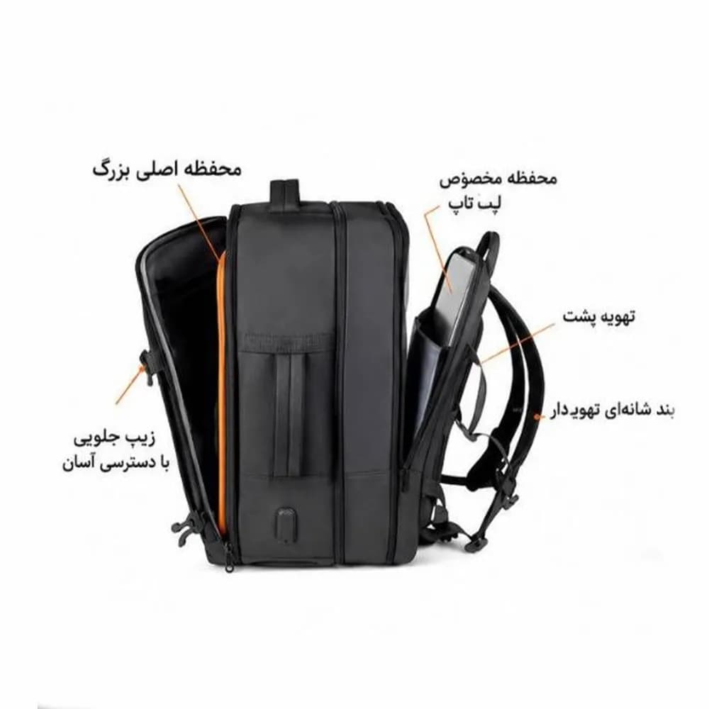 کوله پشتی مسافرتی وارداتی مدل 2531 — تصویر ۳