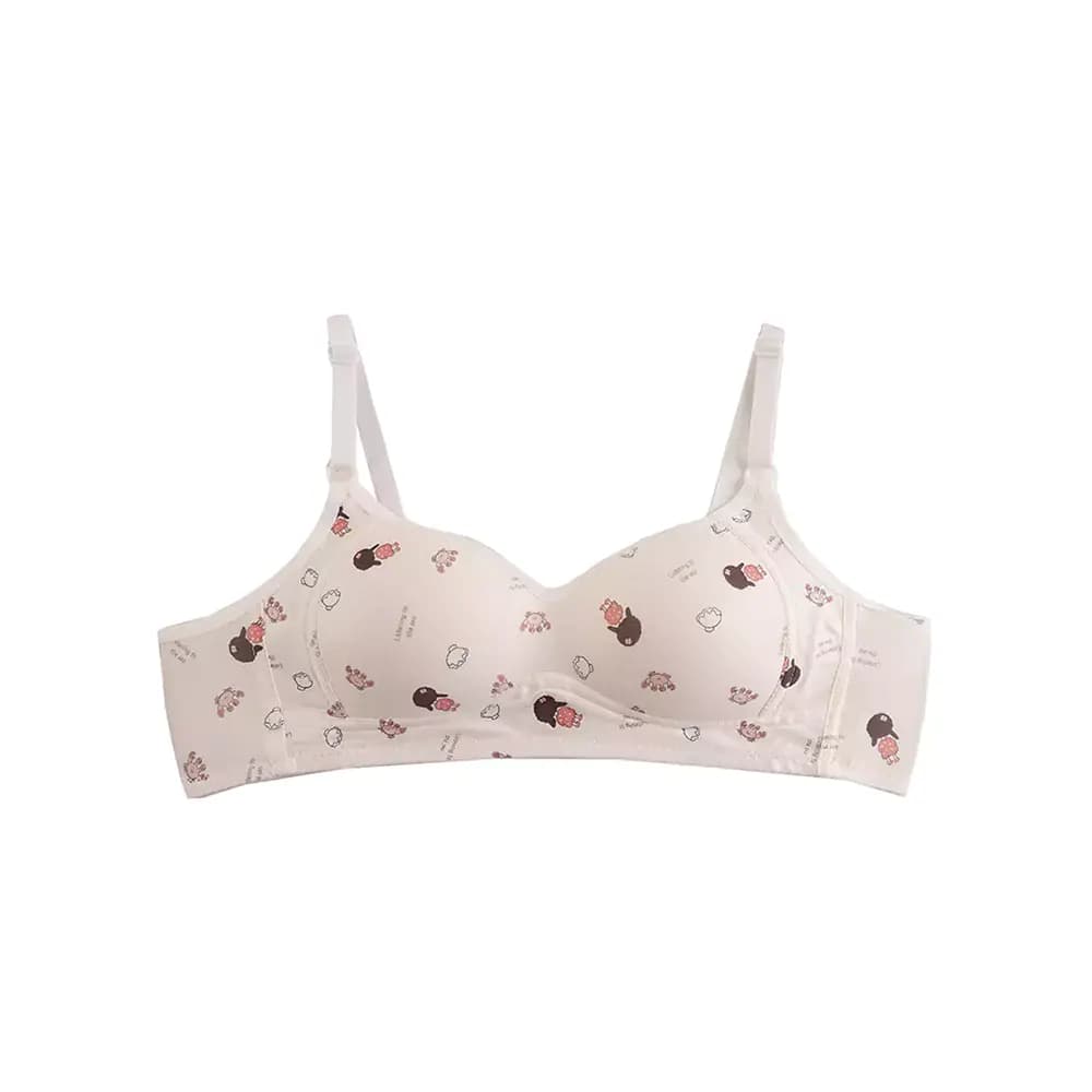 سوتین اسفنجی دخترانه بدون فنر طرح دختر و صدف — تصویر ۴
