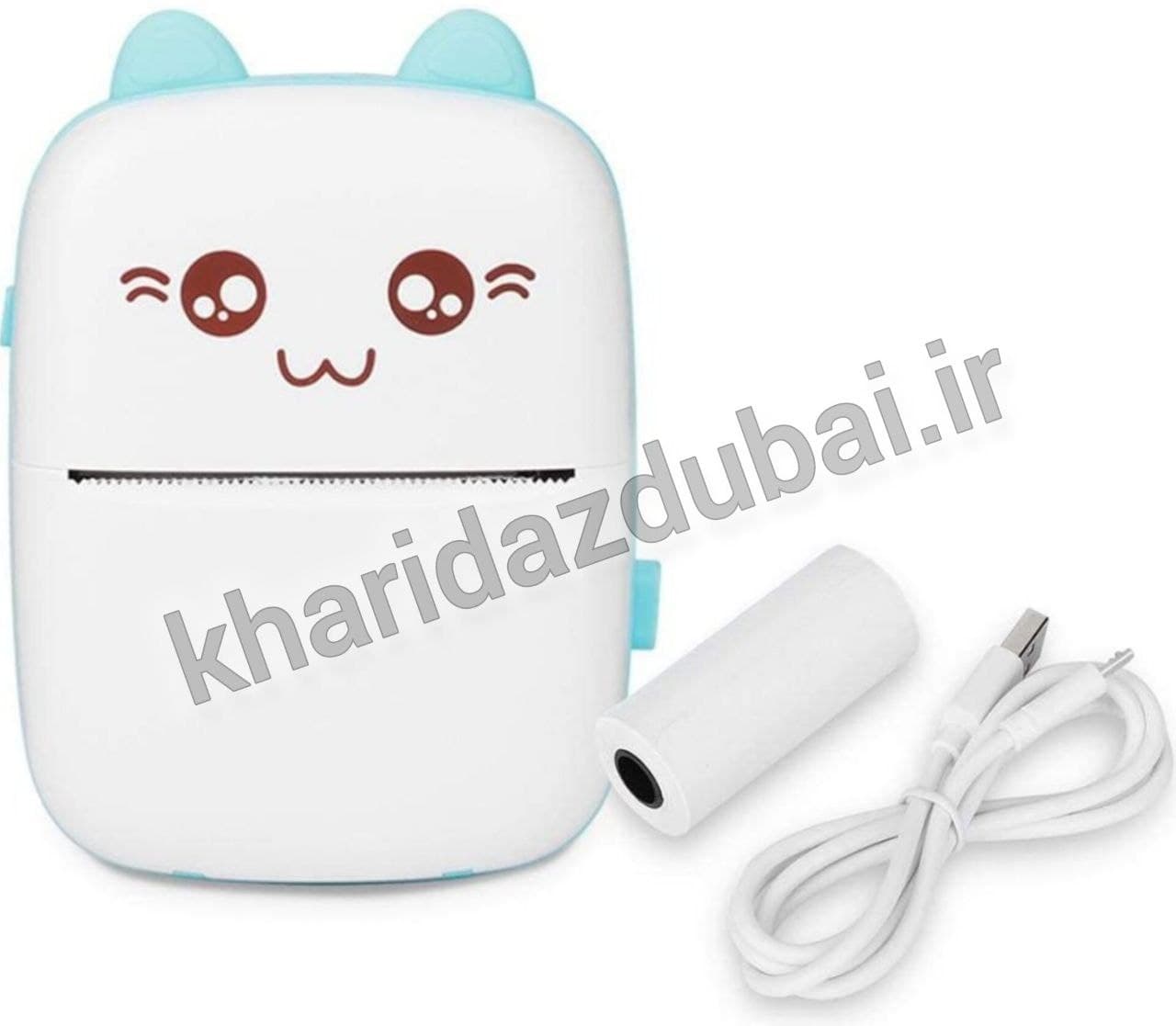 پرینتر حرارتی بی مدل Mini Printer طرح گربه