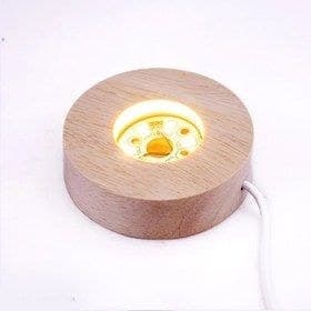 چراغ خواب مدل گوی کریستالی طرح کره ماه سایز 6 و 8 — تصویر ۵