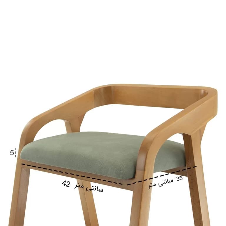 صندلی اپن مدل SH310-MA چوب خودرنگ — تصویر ۵