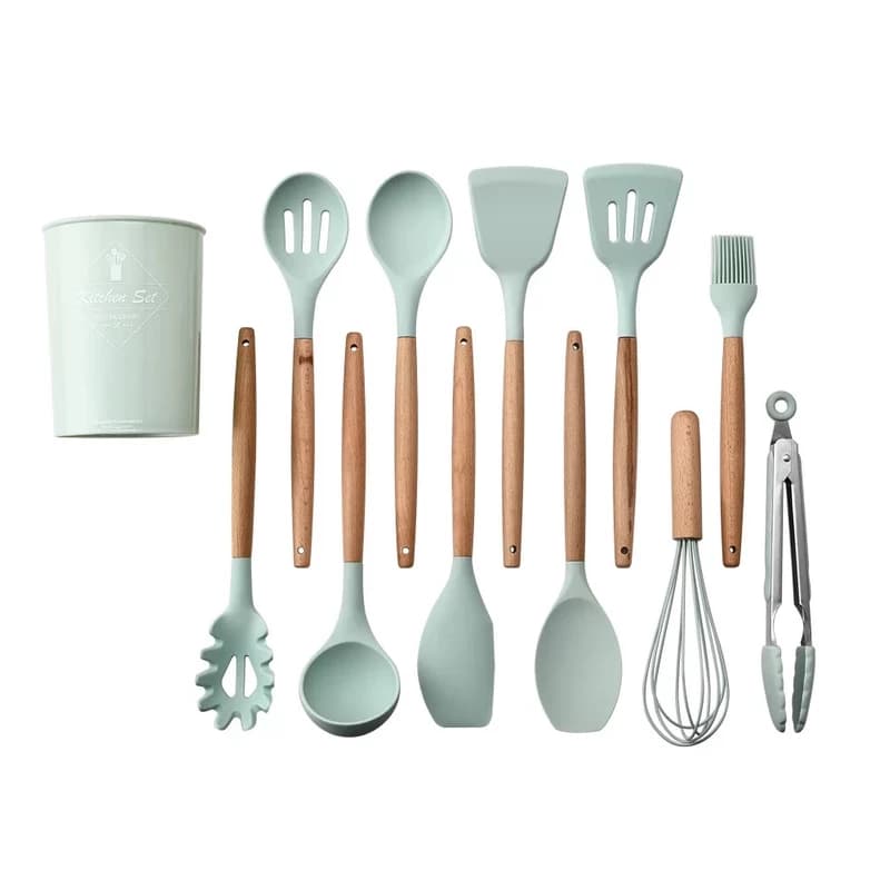سرویس 12 پارچه کفگیر ملاقه KITCHEN SET — تصویر ۳