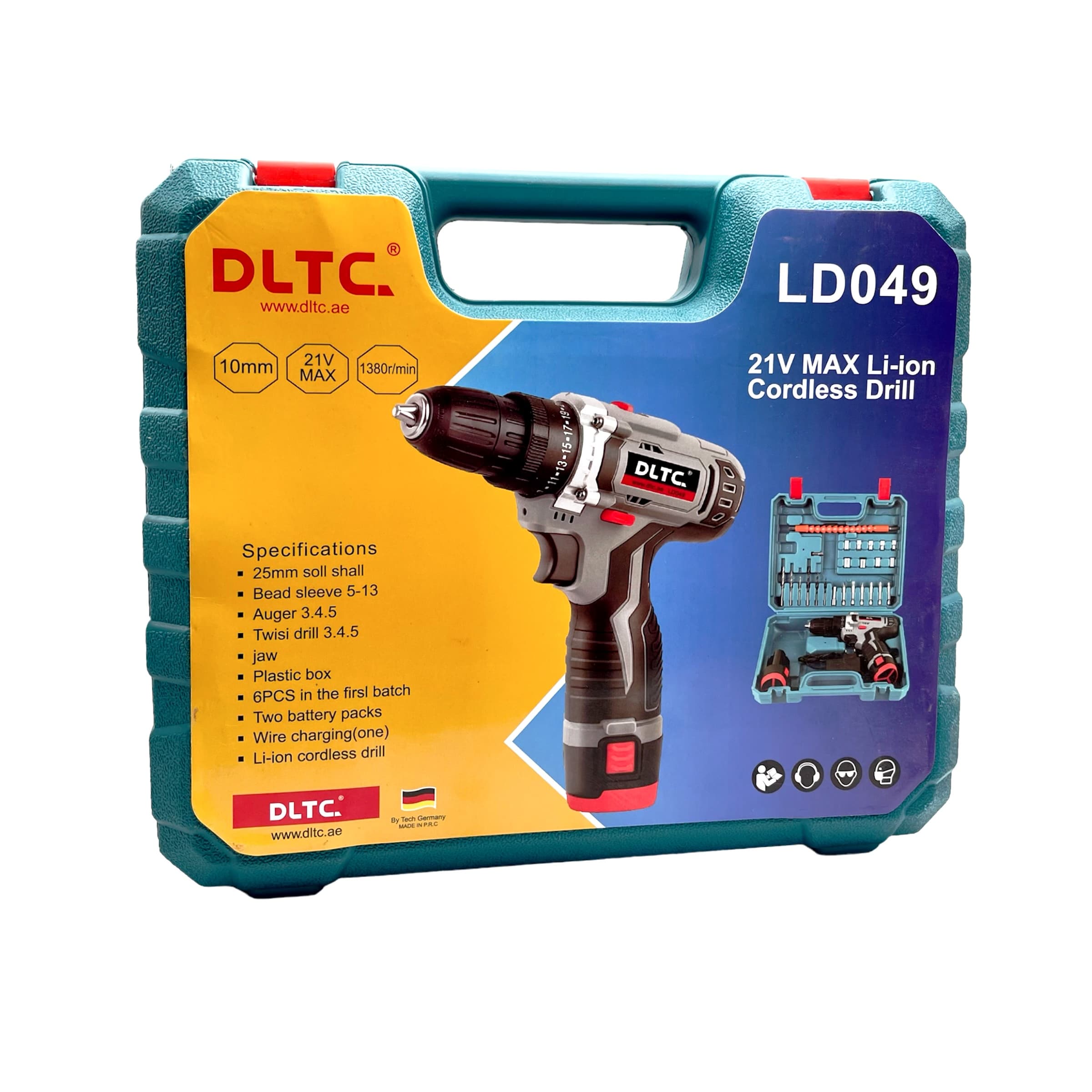 کیت دریل شارژی ۲۱ ولت dltc مدل LD049 — تصویر ۳