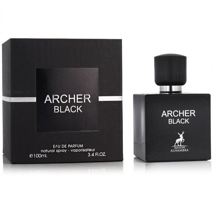 ادکلن لالیک مشکی آرچر بلک الحمبرا 100 میل Archer Black — تصویر ۲
