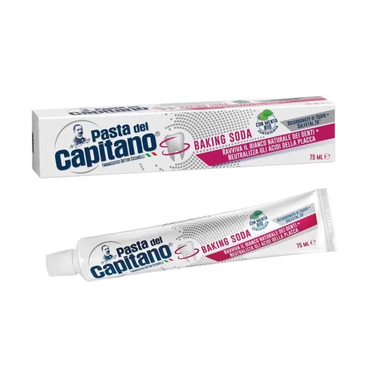 خمیر دندان بیکینگ سودا کاپیتانو 75 میل | Capitano BAKING SODA 75ml