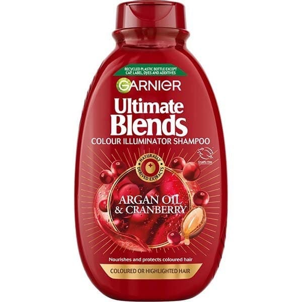 شامپو گارنیر حاوی روغن آرگان و زغال اخته 400 میل مخصوص موهای رنگ شده | Garnier Shampoo