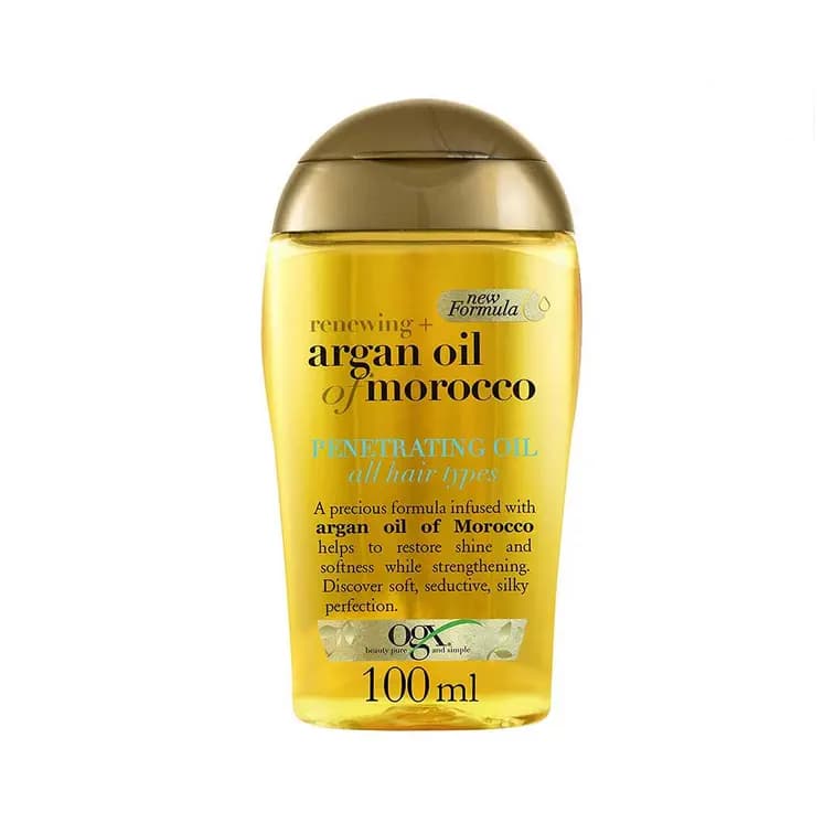 روغن مو آرگان او جی ایکس انواع مو احیا کننده مو ogx argan oil penetrating — تصویر ۲