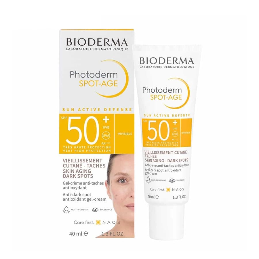 ضد آفتاب بایودرما Bioderma اسپات ایج SPF 50 حجم 40 میل