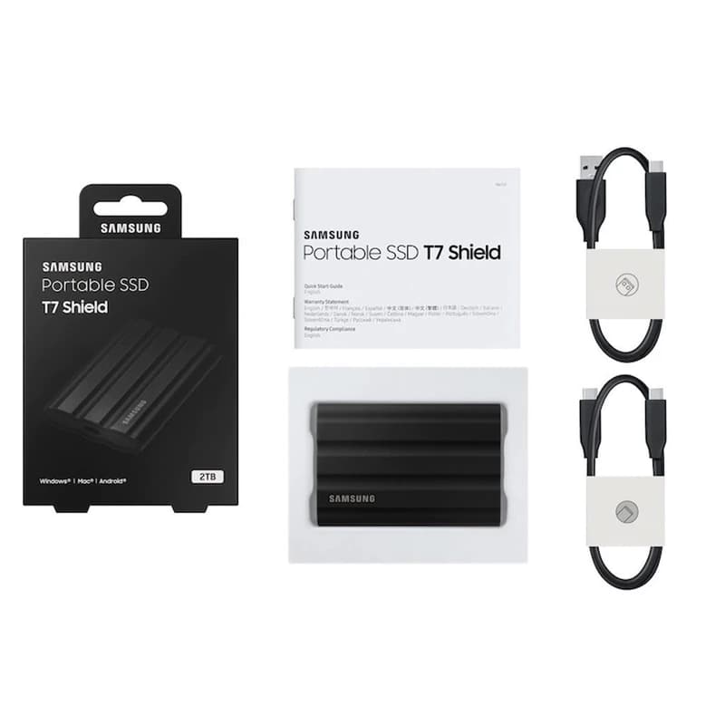 اس اس دی اکسترنال سامسونگ Portable T7 Shield ظرفیت 2 ترابایت — تصویر ۴