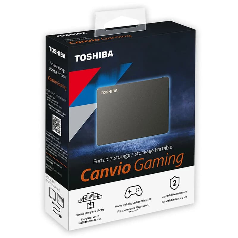هارد اکسترنال توشیبا Canvio Gaming ظرفیت 4 ترابایت — تصویر ۳