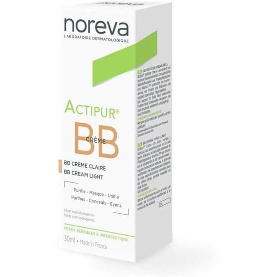 بی بی کرم ضد جوش اکتی پور نوروا رنگ لایت 30 میل | Noreva . BB Cream Light 30ml