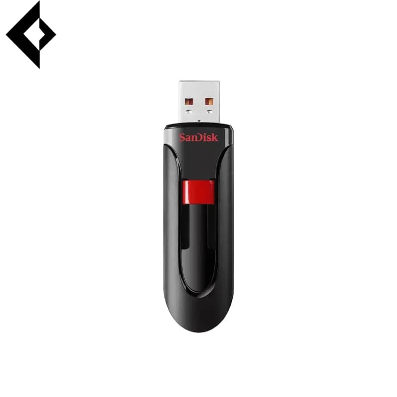 فلش مموری سن دیسک مدل CRUZER GLIDE CZ60 32gb ظرفیت 32 گیگابایت