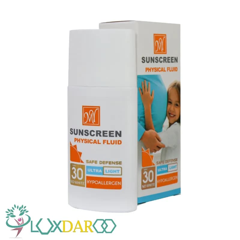 فلویید ضد آفتاب فیزیکال بی رنگ سیف دیفنس مای SPF30