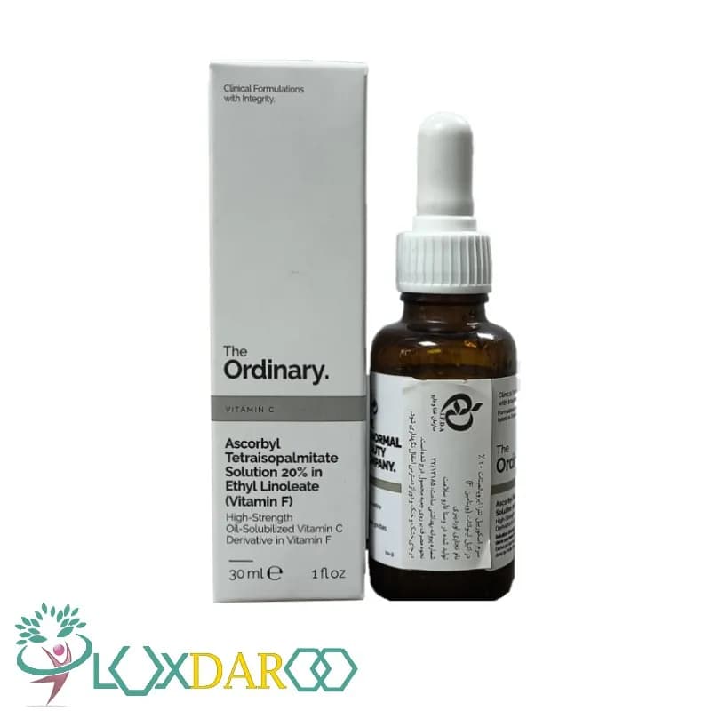 سرم اسکوربیل تترا ایزو پالمیتات 20% در اتیل لینولئات اوردینری (شرکت وستا دارو سلامت)