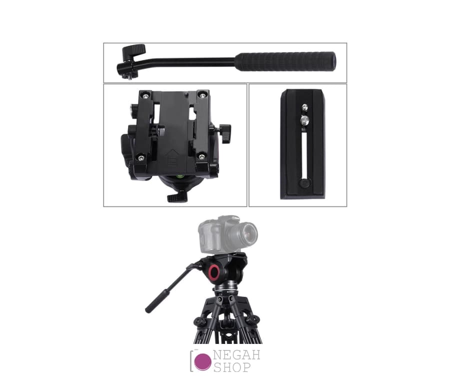 هد فیلمبرداری سه پایه Puluz PU3501 — تصویر ۶