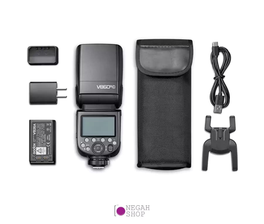 فلاش اکسترنال گودکس Godox V860 III C برای کانن به همراه باتری اضافه — تصویر ۸