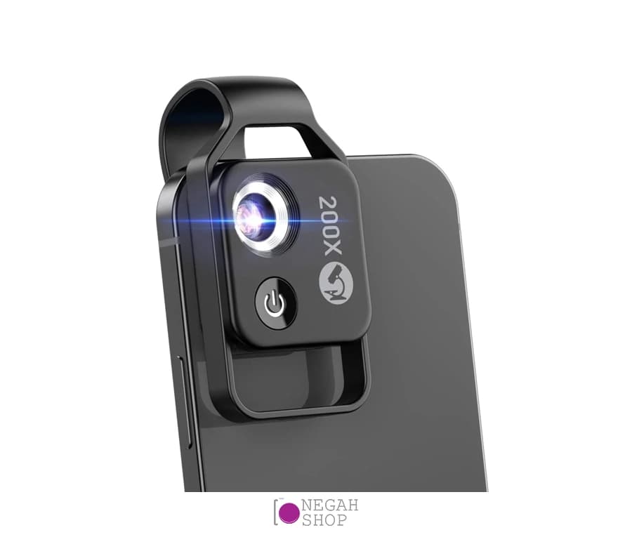 لنز میکروسکوپی گوشی موبایل Apexel APL MS002 به همراه فیلتر پلاریزه مشکی — تصویر ۸