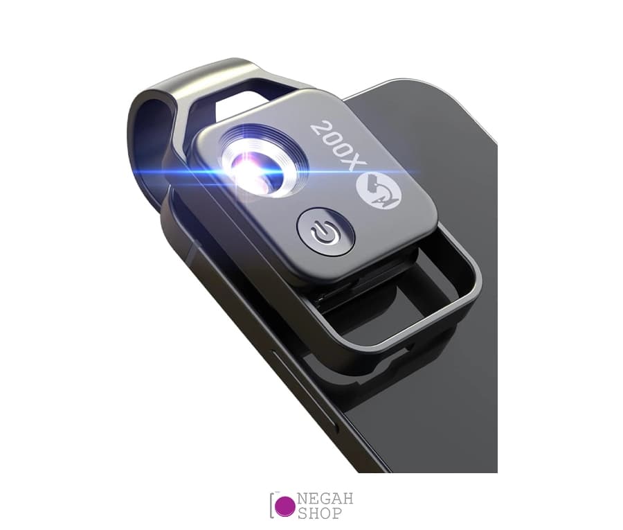لنز میکروسکوپی گوشی موبایل Apexel APL MS002 به همراه فیلتر پلاریزه مشکی — تصویر ۷