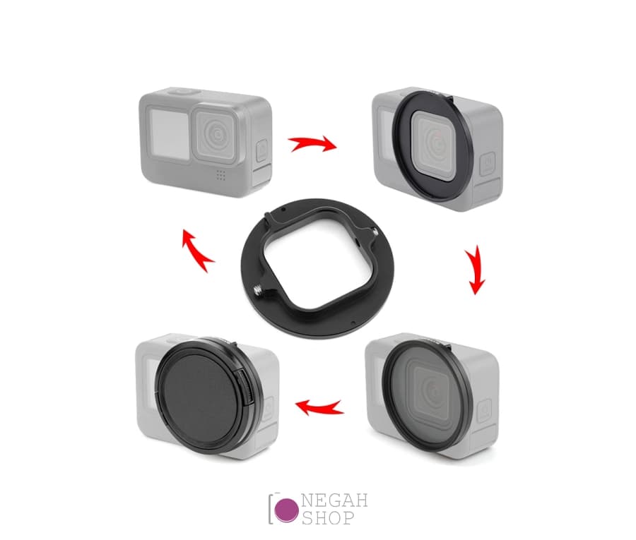فیلتر لنز UV 52mm پلوز مناسب دوربین گوپرو مدل Puluz PU528 — تصویر ۳