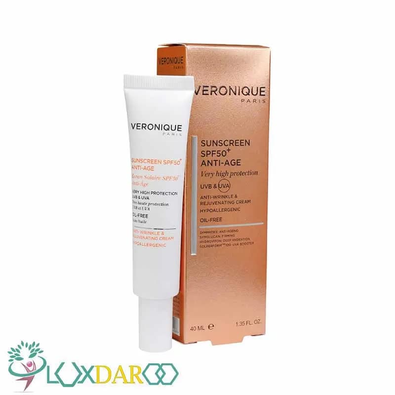ضد آفتاب فاقد چربی بهبود دهنده چروک ورونیک SPF50+