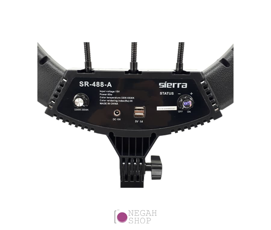 *رینگ لایت سیرا Sierra SR-488A با کیف — تصویر ۲