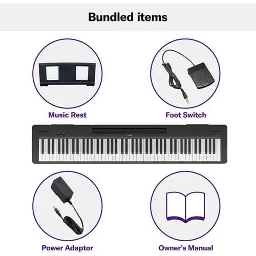 پیانو دیجیتال Yamaha P 145BT — تصویر ۶