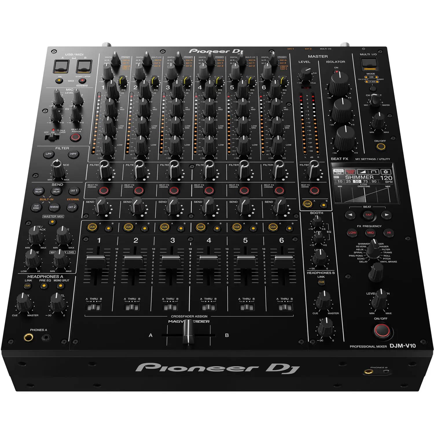 میکسر دی جی پایونیر Pioneer DJ DJM-V10 — تصویر ۲