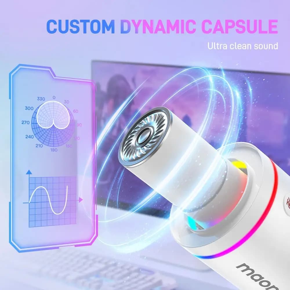 میکروفن Maono PD200X White — تصویر ۶