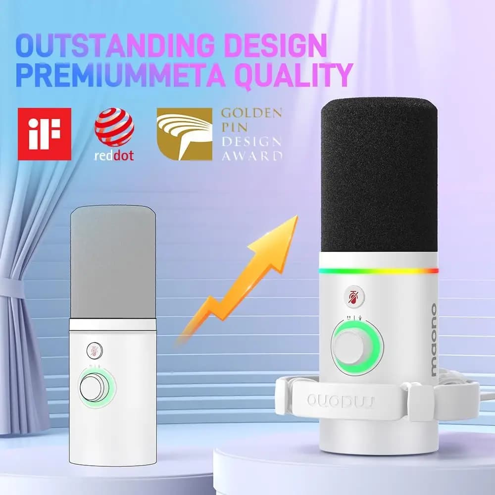 میکروفن Maono PD200X White — تصویر ۳