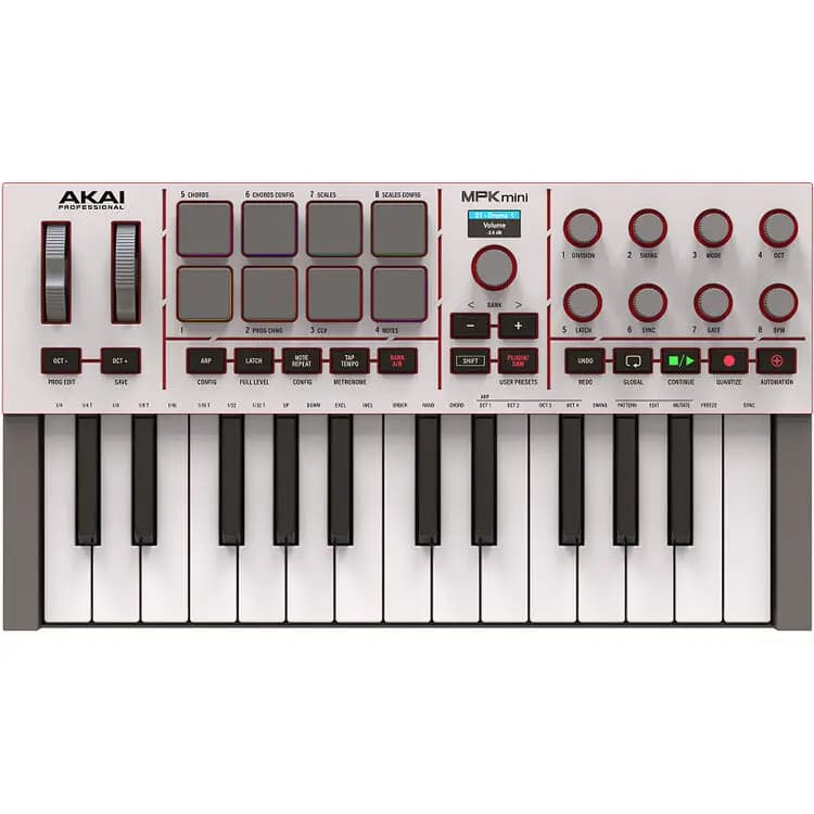 میدی کنترلر AKAI Professional MPK Mini IV Gray