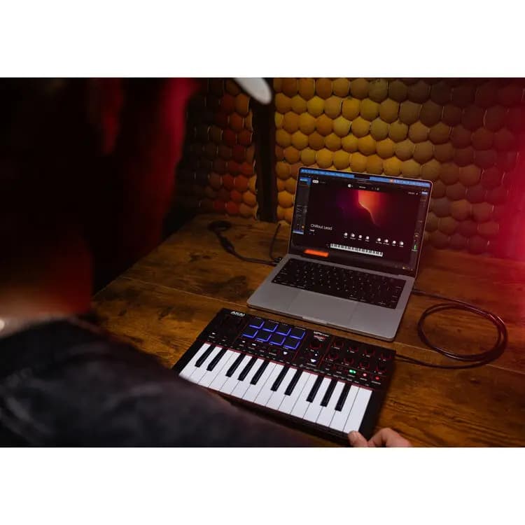 میدی کنترلر AKAI Professional MPK Mini IV Black — تصویر ۴