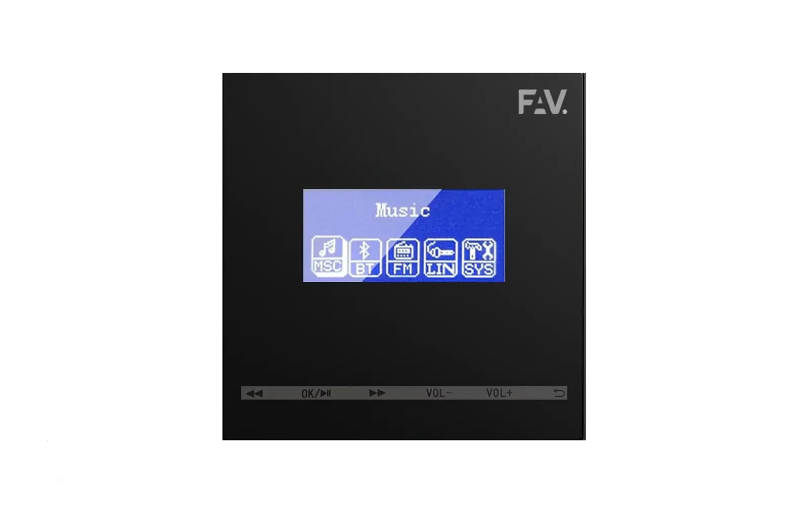 آمپلی فایر دیواری 2 اینچ لمسی FAV 86K