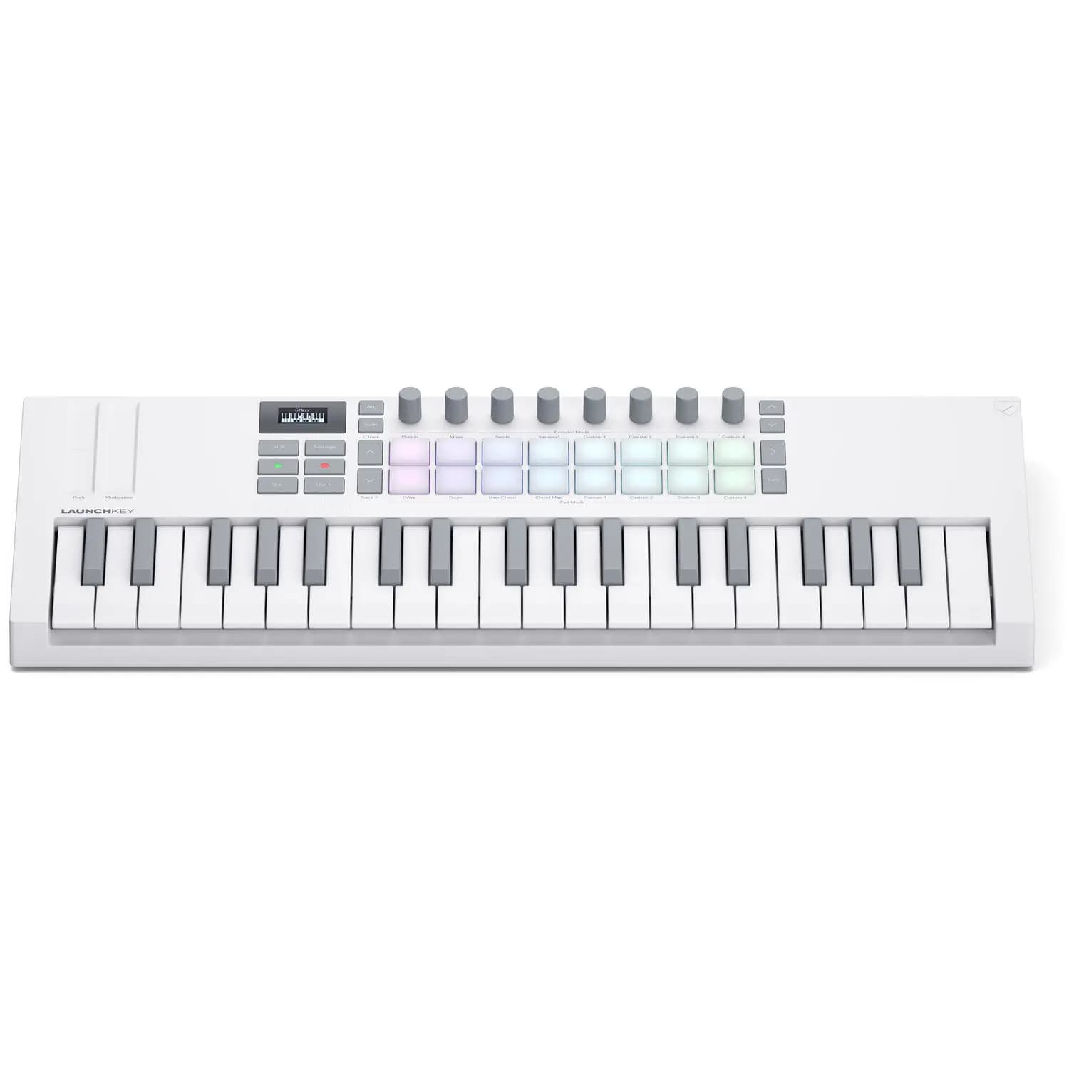 میدی کنترلرNovation Launchkey Mini 37 MK4 White — تصویر ۲