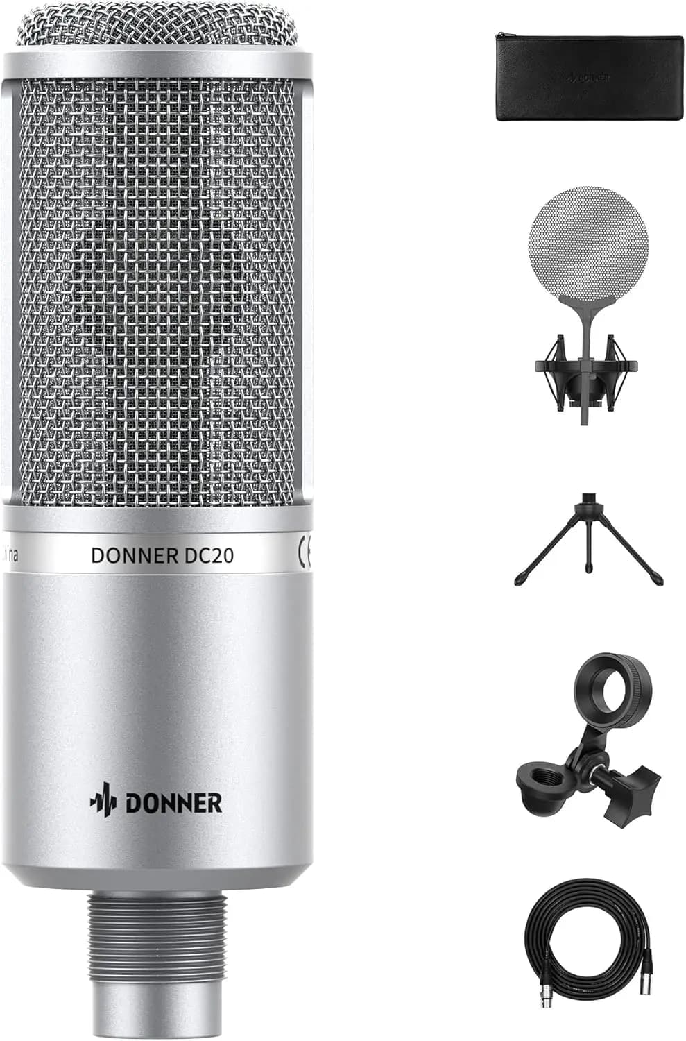 میکروفون Donner DC-20 Large Diaphragm Condenser Microphone — تصویر ۲