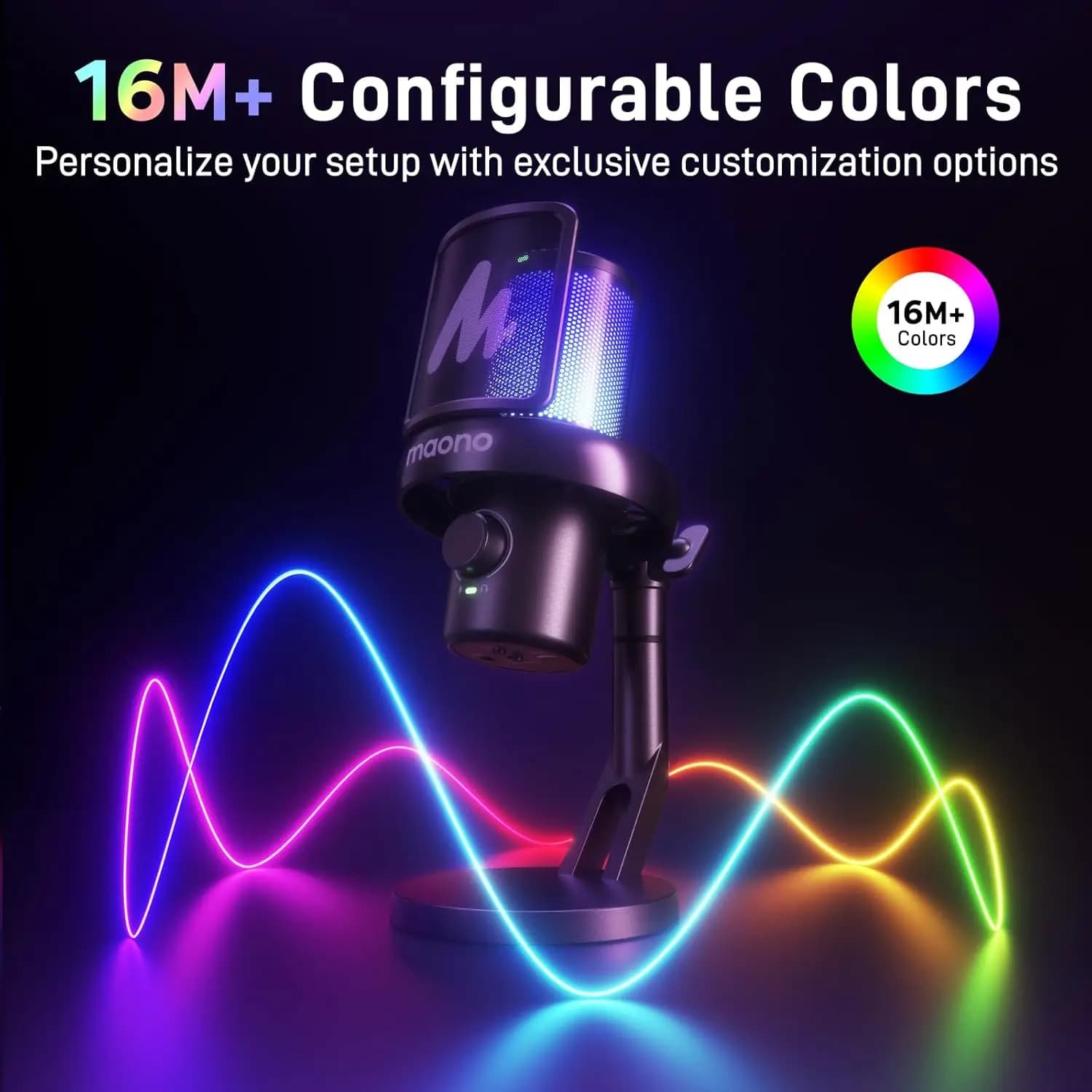 میکروفون Maono DM 40 PRO BLACK — تصویر ۵
