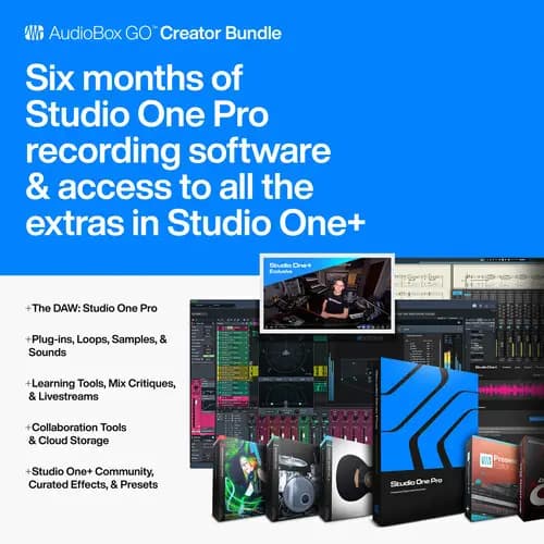 پکیج کارت صدا PreSonus AudioBox Go Creator Bundle — تصویر ۴