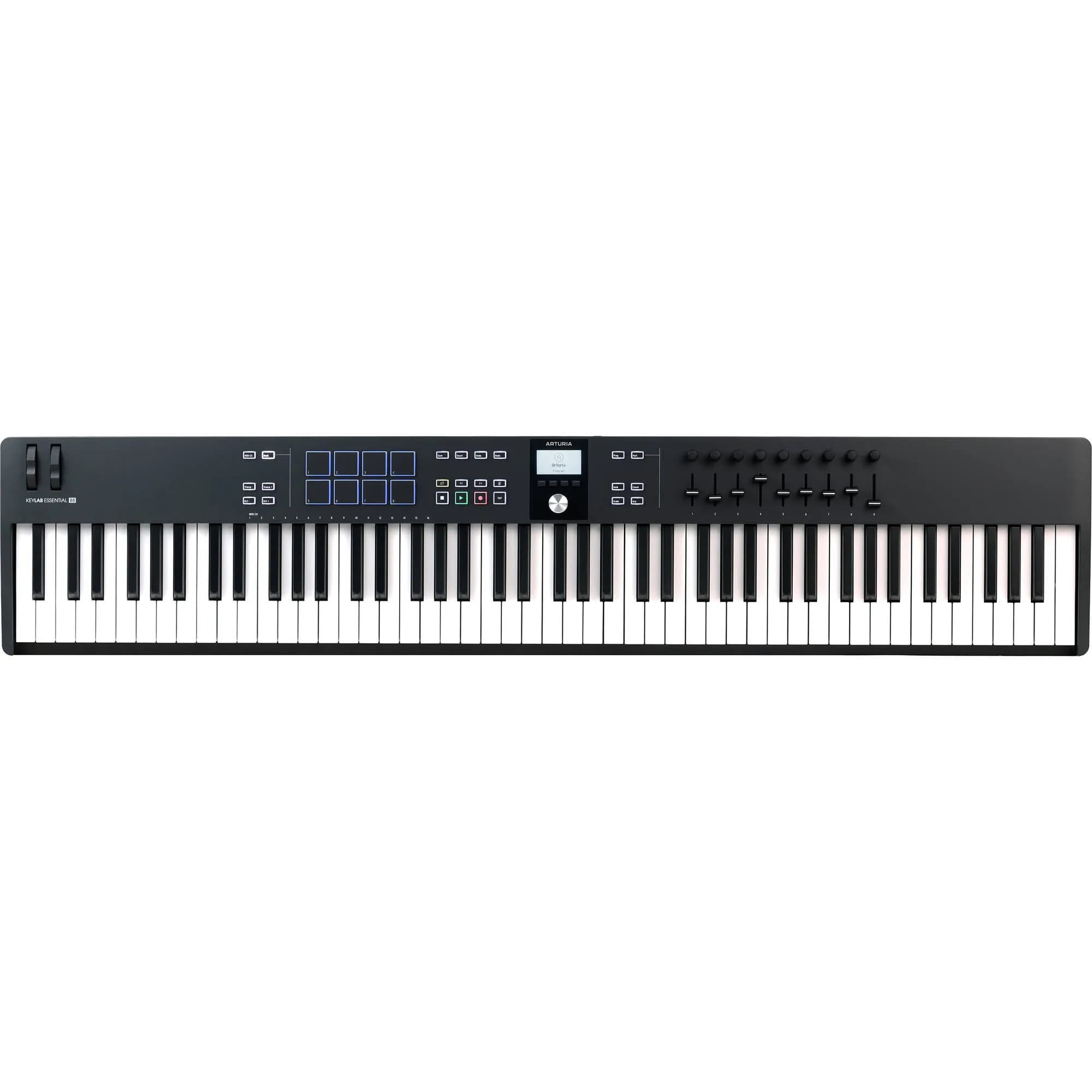 میدی کنترلر آرتوریا Arturia KeyLab Essential 88 Mk3 Black