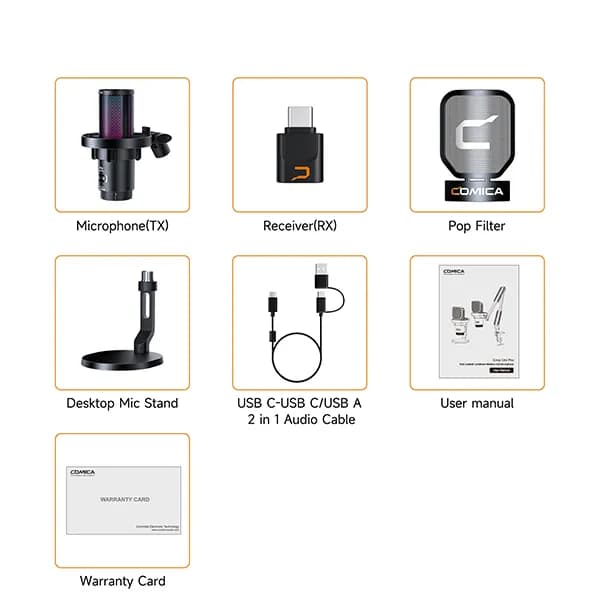 میکروفن گیمینگ COMICA EJOY UNI PRO D — تصویر ۸