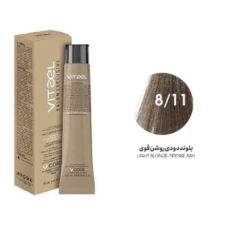 رنگ مو ویتاال شماره 8.11 بلوند دودی قوی