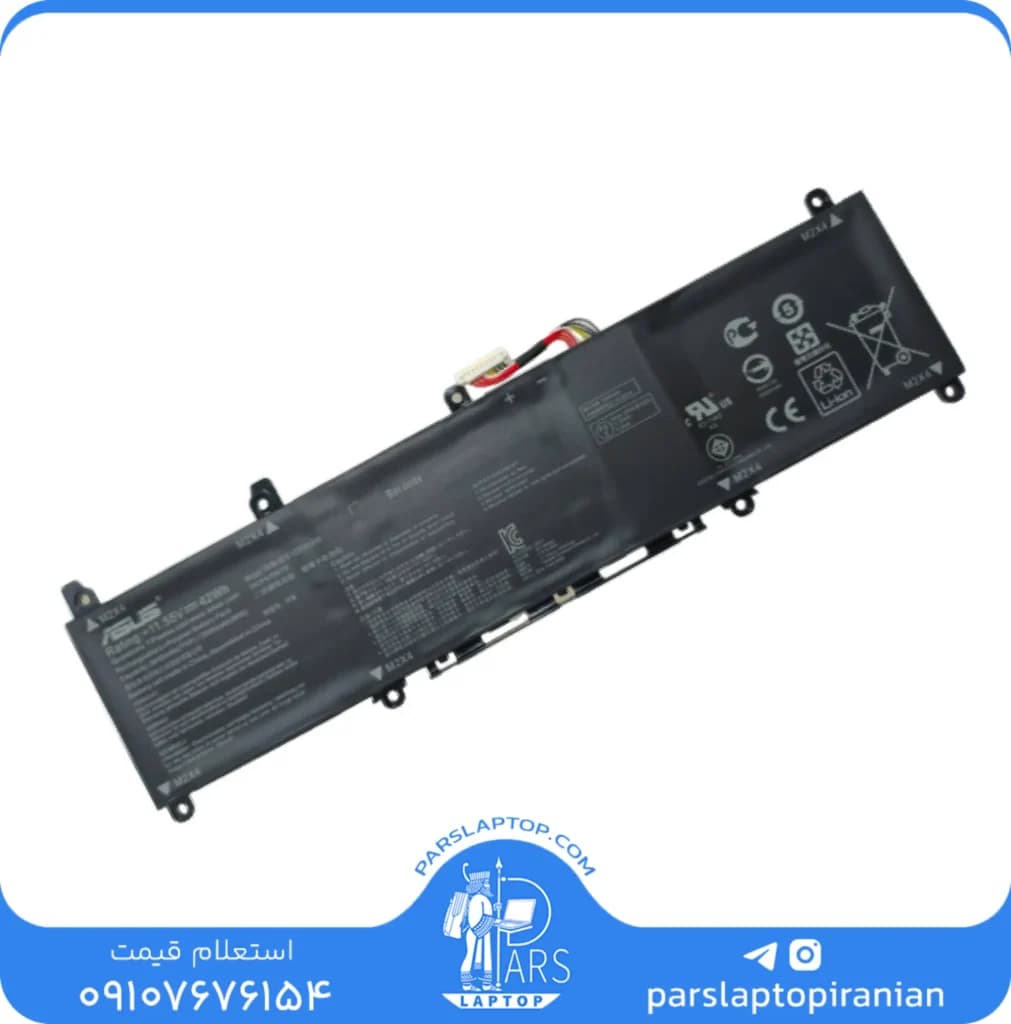 باتری لپ تاپ ایسوس ASUS مدل C31N1806 (اورجینال) | ظرفیت 42Wh 11.55V 3640mAh — تصویر ۲