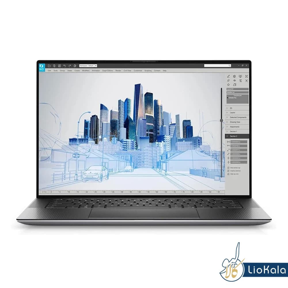 لپ‌تاپ DELL Precision 5560 | پردازنده Core i9 – رم 16 – حافظه 512 – گرافیک RTX A2000 – نمایشگر 15.6 اینچ 4K