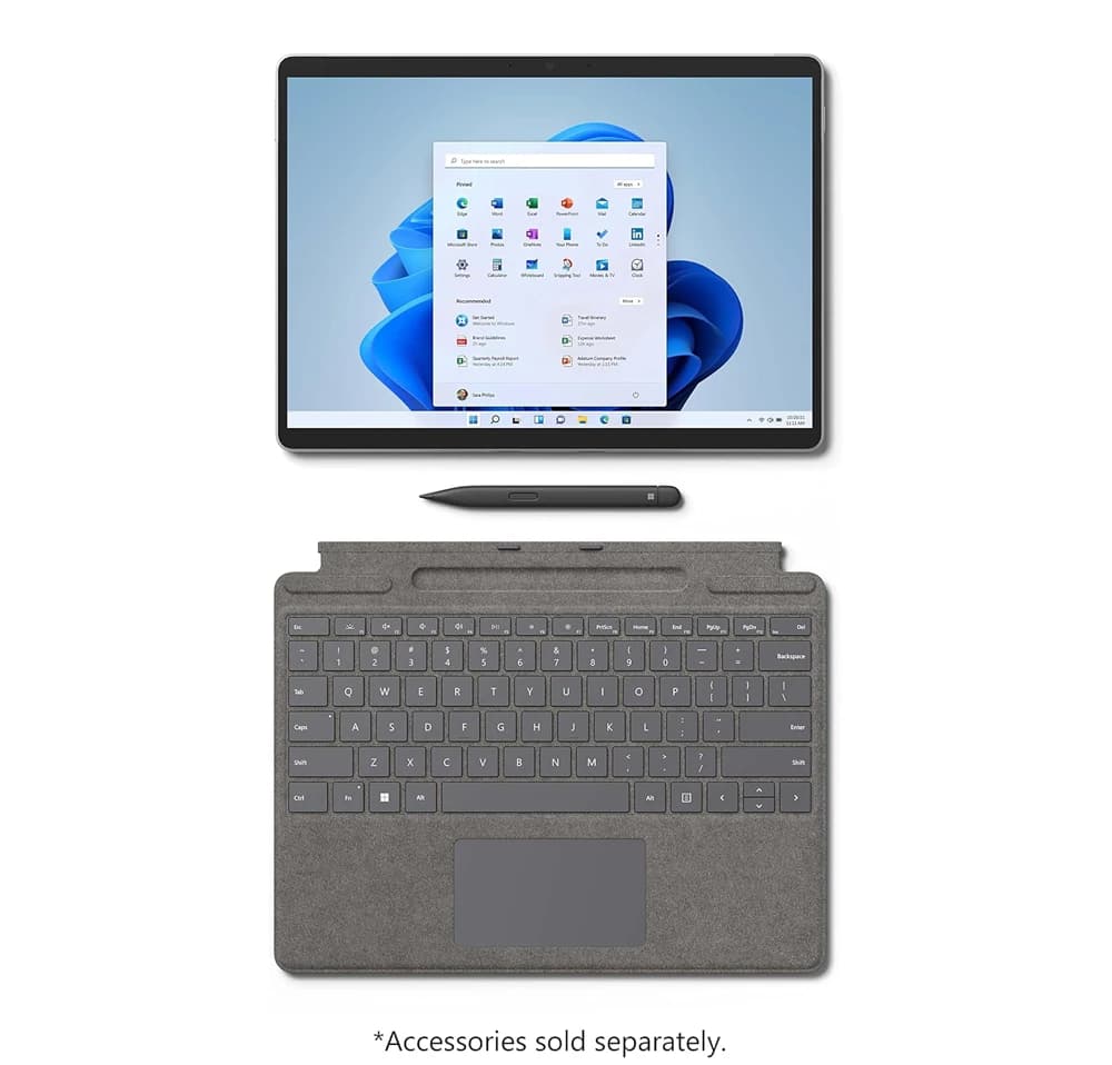 تبلت مایکروسافت Surface Pro 8 LTE | پردازنده Core i5 – رم 16 – حافظه داخلی 256 – نمایشگر 13 اینچ — تصویر ۲