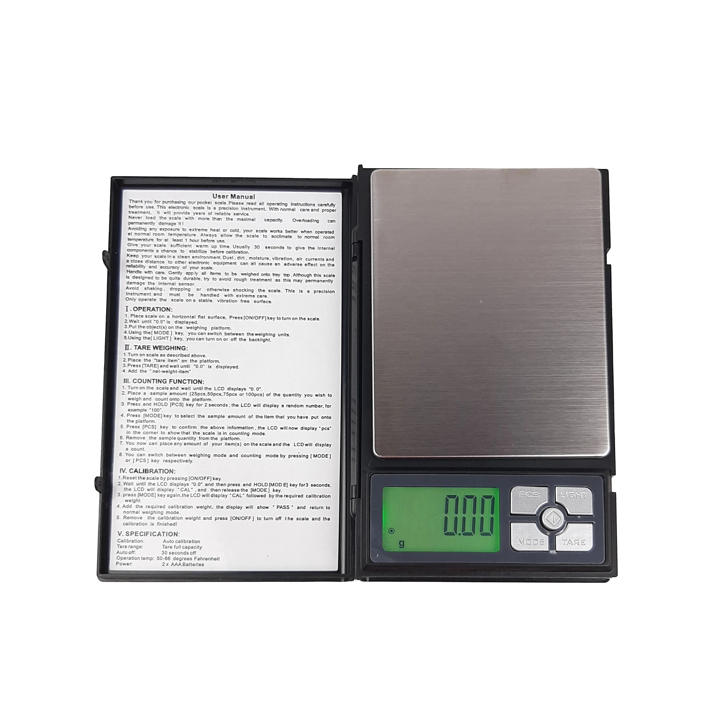 ترازو دیجیتال مدل هیرو پاور کد NOTEBOOK